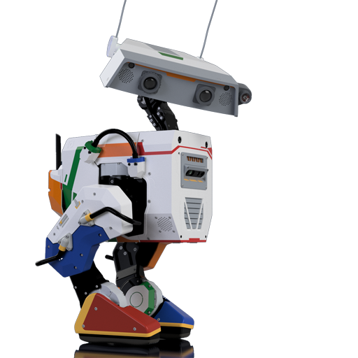 Patch, a completed BD-X Darkwing robot